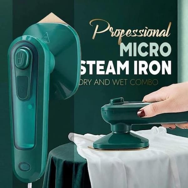 Portable Micro Steam Iron ā Compact Handheld Garment Steamer