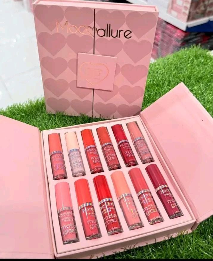 Mocallure 12-Piece Velvet Lip Collection | Rich Pigment Liquid Lipsticks