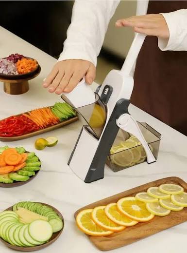 Multi-Purpose Mandoline Vegetable Slicer | Adjustable Cutting & Grating Tool