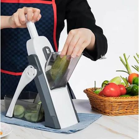 Multi-Purpose Mandoline Vegetable Slicer | Adjustable Cutting & Grating Tool